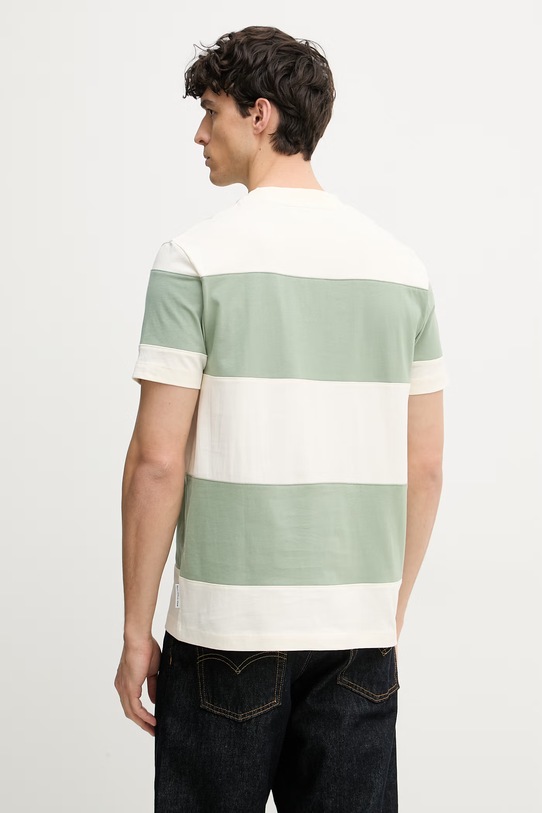 Odzież Marc O'Polo T-shirt basic męski bawełniany 5000008266 zielony