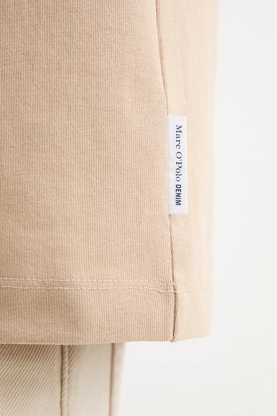 Marc O'Polo t-shirt bawełniany 5000009647 beżowy