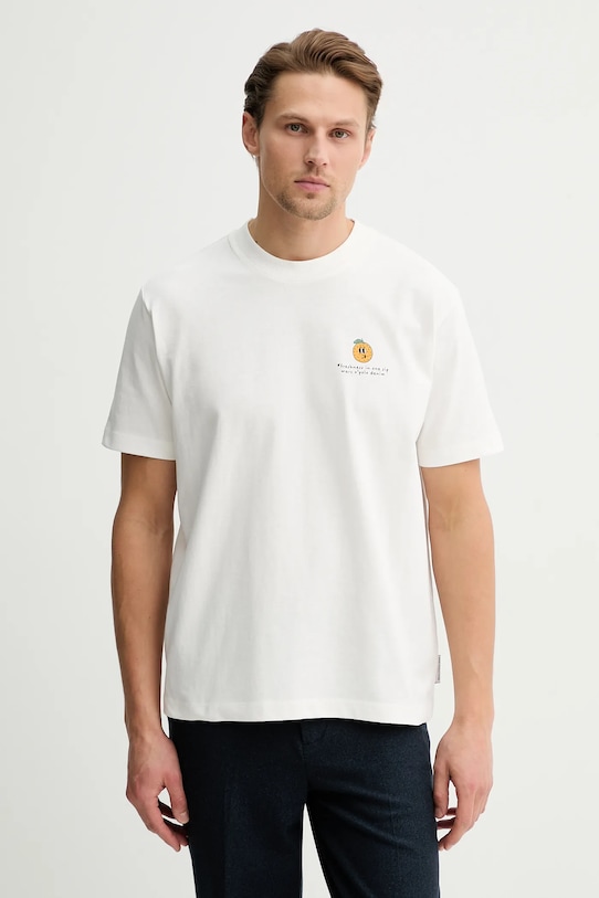 Odzież Marc O'Polo t-shirt bawełniany 5000010968 beżowy