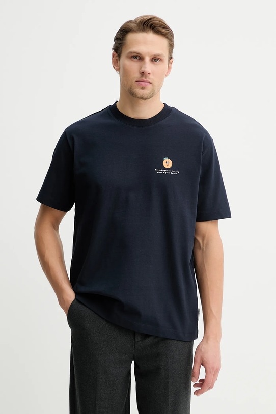 Odzież Marc O'Polo t-shirt bawełniany 5000010968 granatowy