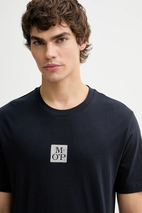 Marc O'Polo t-shirt bawełniany granatowy 5000012682