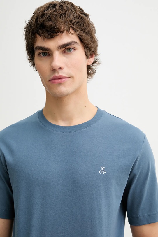 Marc O'Polo t-shirt bawełniany niebieski 5000012685