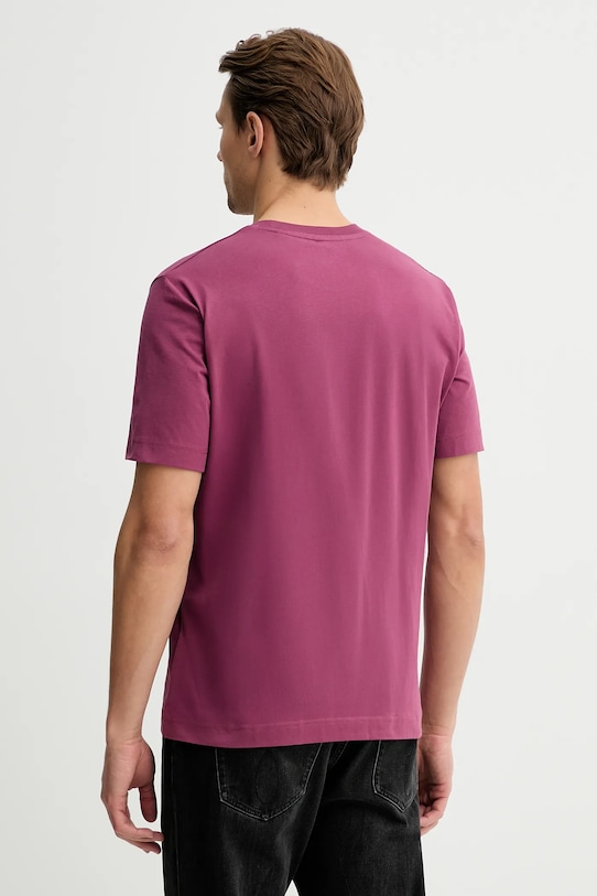 Odzież Marc O'Polo t-shirt bawełniany 5000012685 bordowy