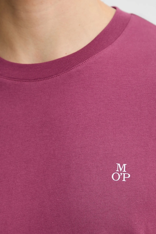 Marc O'Polo t-shirt bawełniany 5000012685 bordowy