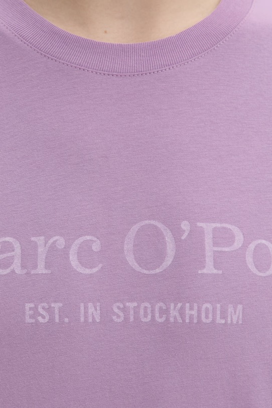 Marc O'Polo T-shirt męski bawełniany 5000012688 fioletowy