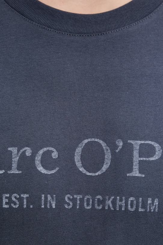 Marc O'Polo T-shirt męski bawełniany 5000012688 granatowy