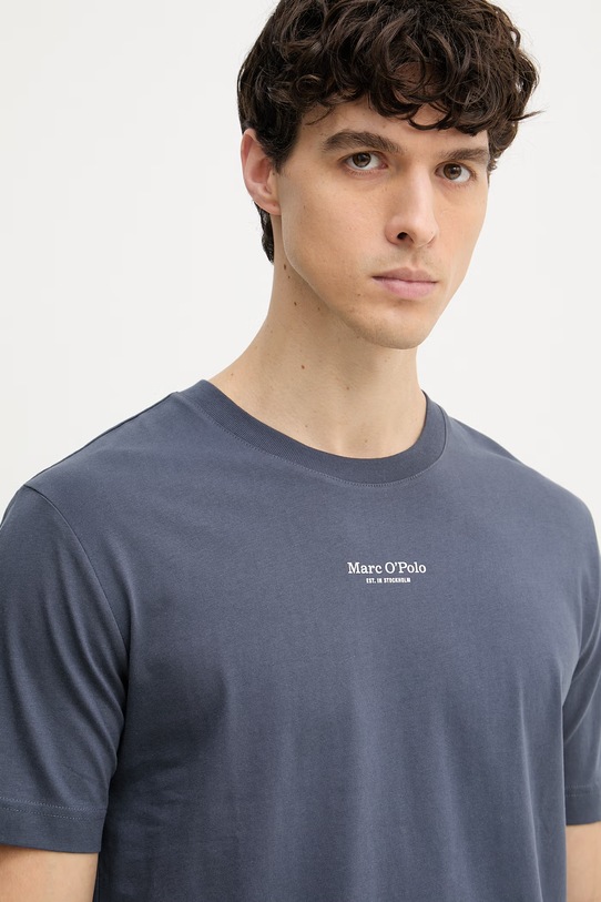 Marc O'Polo T-shirt męski bawełniany granatowy 5000012689