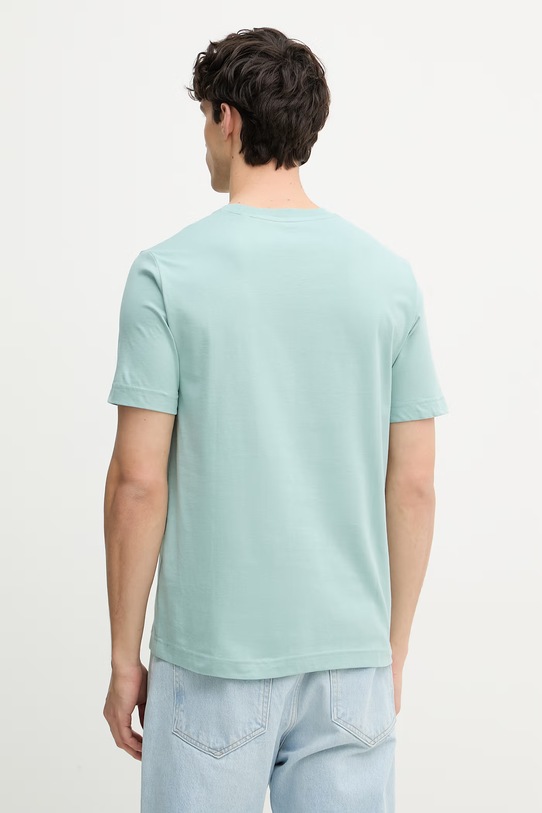 Odzież Marc O'Polo T-shirt męski bawełniany 5000012689 turkusowy