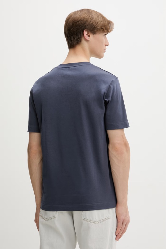 Odzież Marc O'Polo T-shirt męski bawełniany 5000012690 granatowy