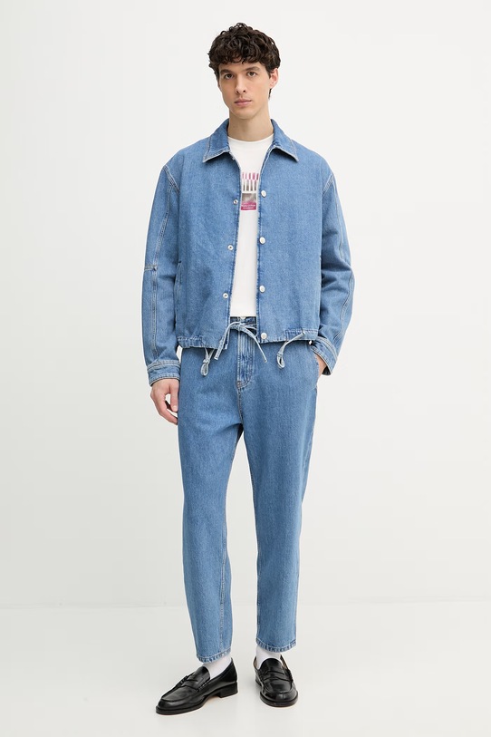 Marc O'Polo T-shirt męski bawełniany 5000012691 beżowy SS26