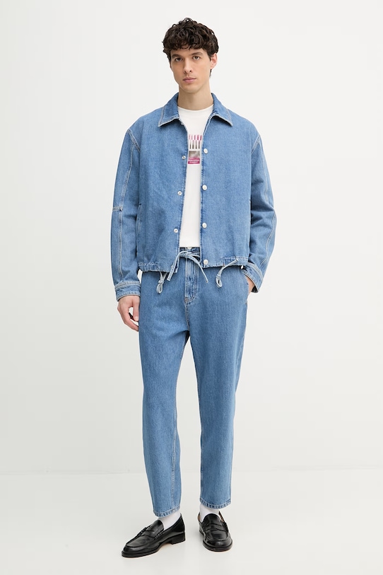 Marc O'Polo T-shirt męski bawełniany 5000012691 beżowy SS26