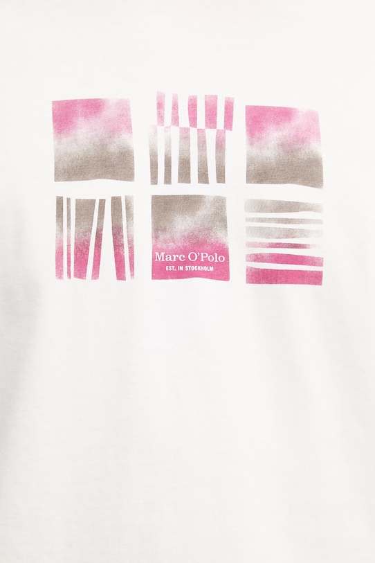 Marc O'Polo T-shirt męski bawełniany 5000012691 beżowy