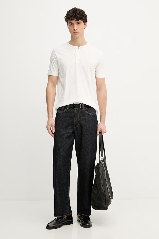 Marc O'Polo T-shirt basic męski bawełniany 5000012696 biały SS26