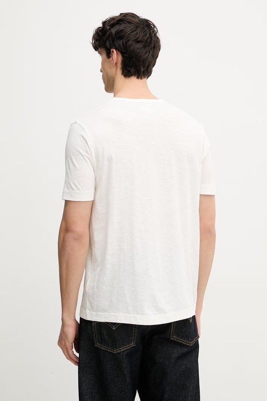 Odzież Marc O'Polo T-shirt basic męski bawełniany 5000012696 biały