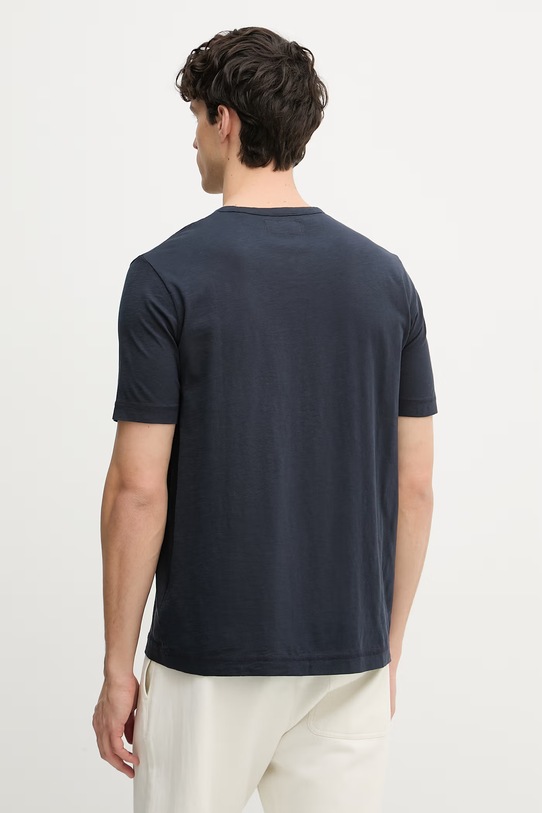 Odzież Marc O'Polo T-shirt basic męski bawełniany 5000012696 granatowy