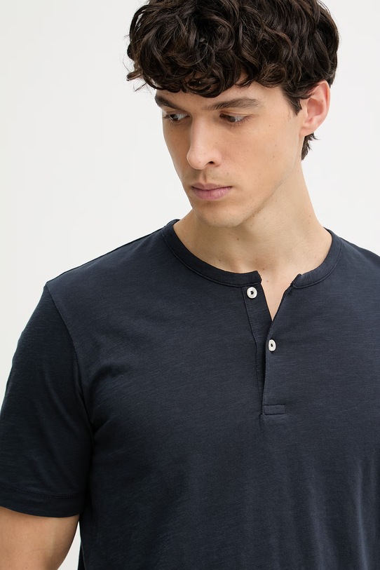 Marc O'Polo T-shirt basic męski bawełniany granatowy 5000012696