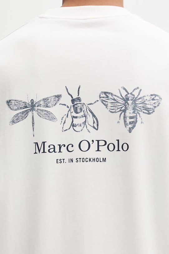 Marc O'Polo T-shirt męski bawełniany 5000012703 beżowy