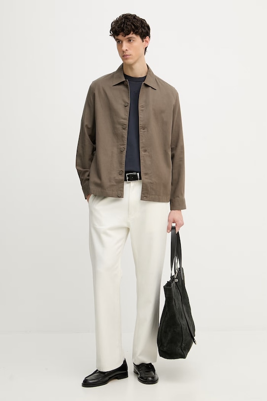 Marc O'Polo T-shirt męski bawełniany 5000012719 granatowy SS26