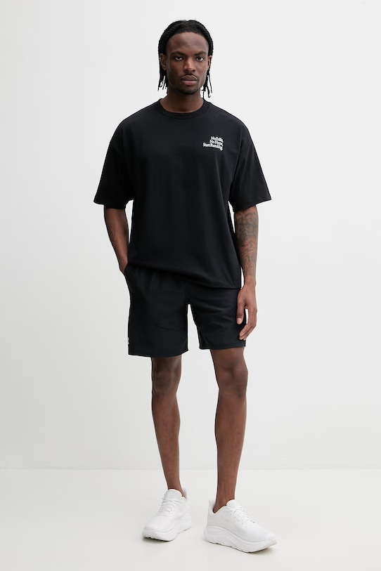 Asics t-shirt RUNNER MESSAGE 2031F321 czarny SS26