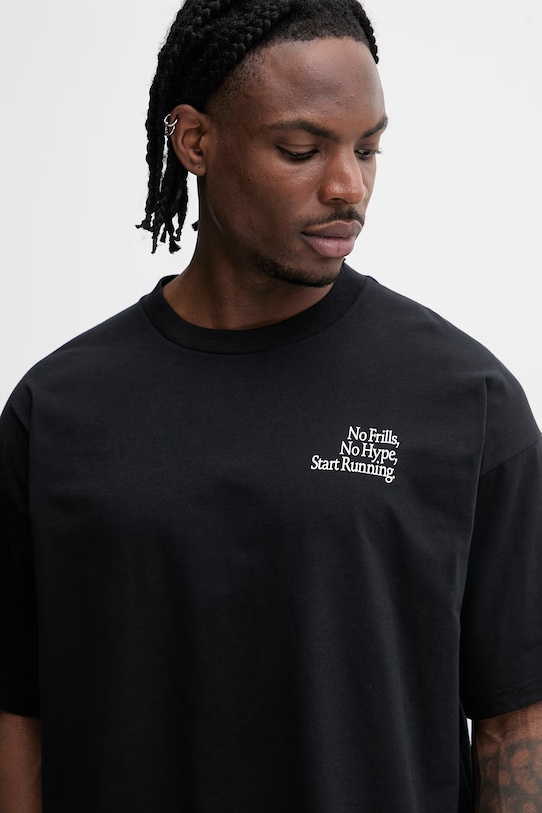 Asics t-shirt RUNNER MESSAGE czarny 2031F321
