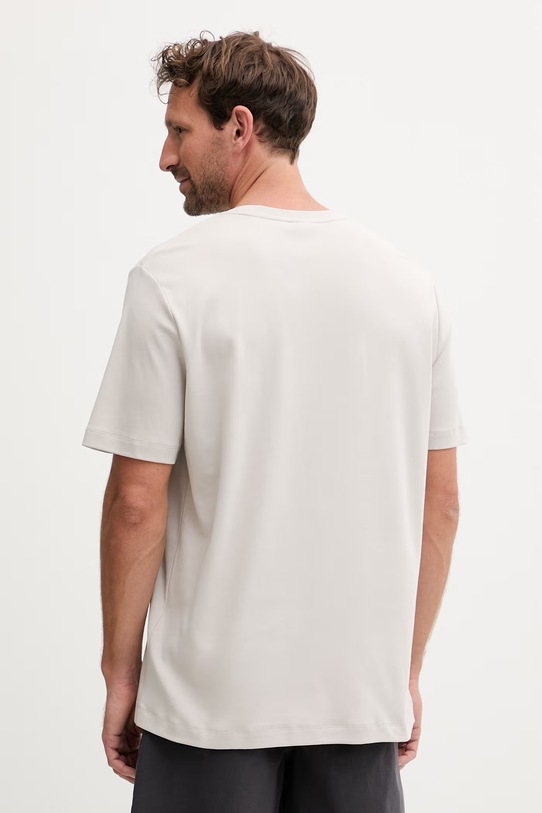 Odzież Fusalp t-shirt męski bawełniany TYLERR H2113 beżowy