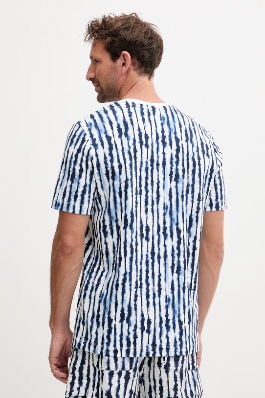 Odzież Fusalp t-shirt męski bawełniany TYLO SHIBO J2119 biały