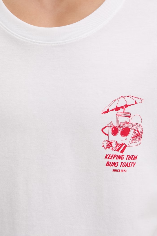 Levi's t-shirt bawełniany SS RELAXED FIT 16143.2462 biały