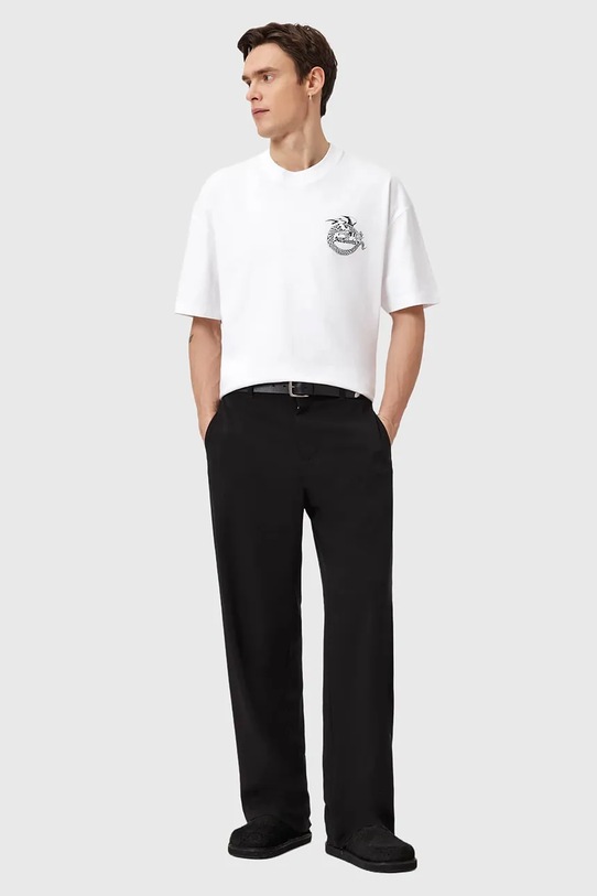 Odzież AllSaints t-shirt bawełniany TERRA M023PE biały