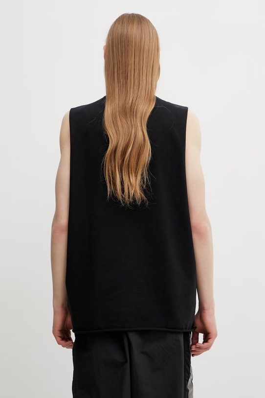 Odzież VETEMENTS t-shirt bawełniany Leather Cross ME76TR154BX czarny