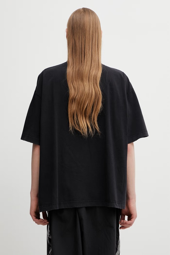 Odzież VETEMENTS t-shirt bawełniany Jesus On a Cross Distressed ME76TR193BX czarny