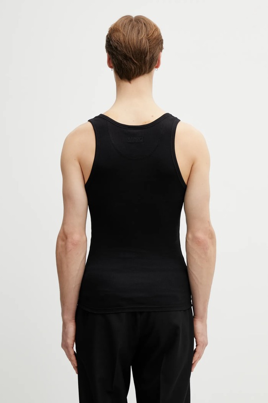 Odzież VETEMENTS top Biker Cross Logo ME76TT159B czarny