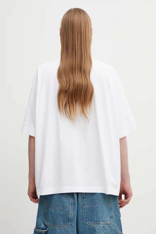 Odzież VETEMENTS t-shirt bawełniany Japan Tourist ME76TR260W biały