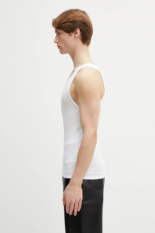 VETEMENTS t-shirt Biker Cross Logo ME76TT156W biały SS26