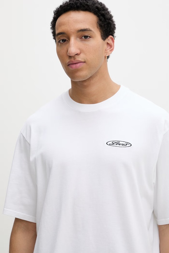 Odzież Levi's t-shirt męski bawełniany WW GR x WORKWEAR 003XL biały