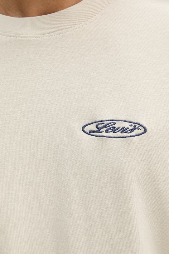 Levi's t-shirt męski bawełniany WW GR x WORKWEAR 003XL beżowy