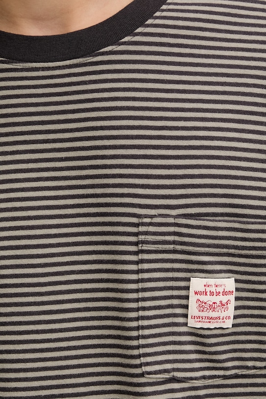 Levi's t-shirt bawełniany SS TEE x WORKWEAR A5850.0028 czarny