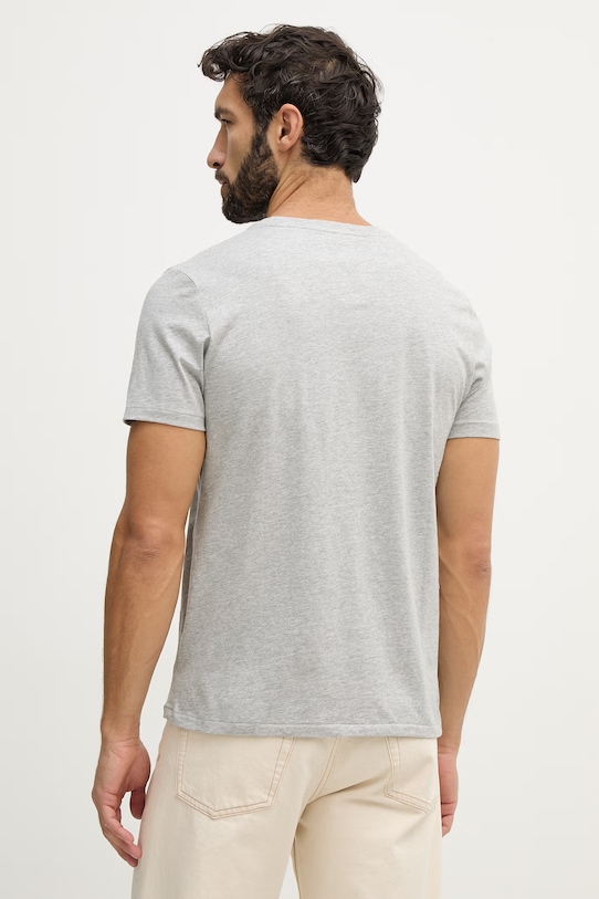 Ρούχα Βαμβακερό μπλουζάκι Polo Ralph Lauren 714844756 γκρί