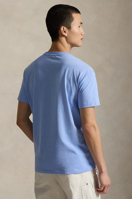 Polo Ralph Lauren t-shirt bawełniany 710B16612 niebieski SS26