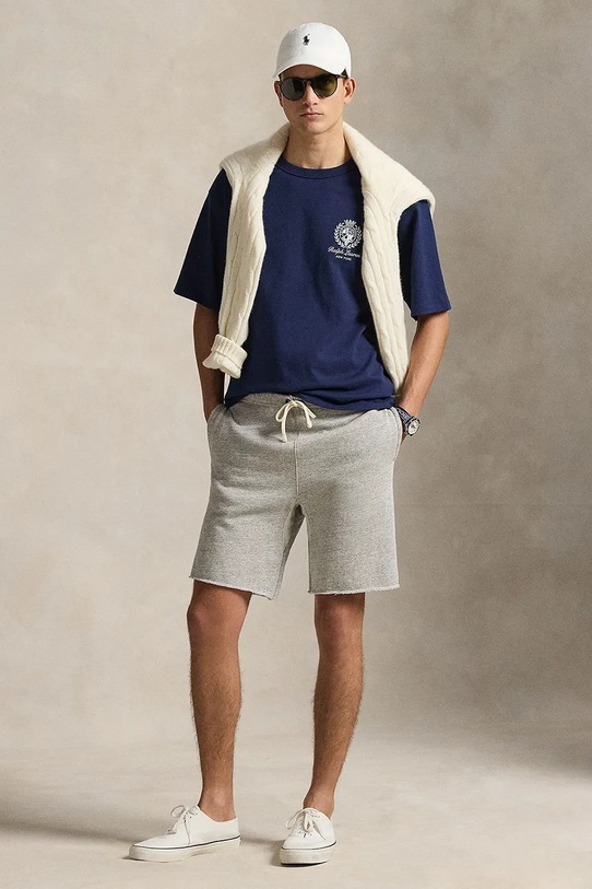 Odzież Polo Ralph Lauren t-shirt bawełniany 710A13265 granatowy