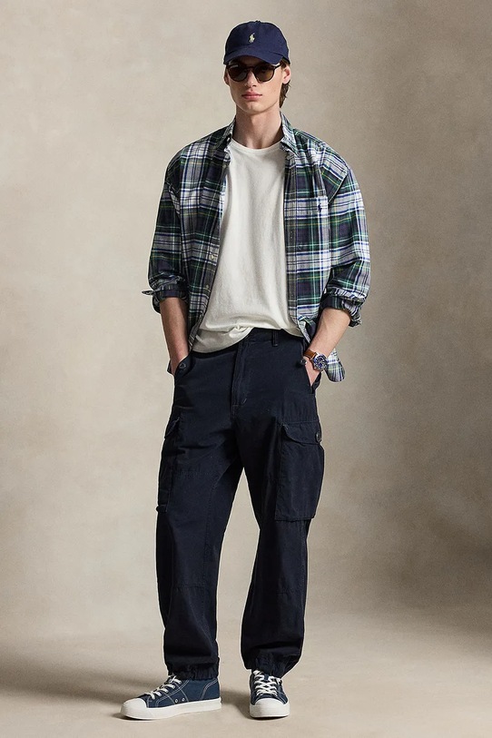 Odzież Polo Ralph Lauren t-shirt bawełniany 710B23304 beżowy