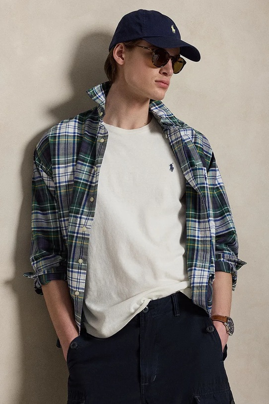 Polo Ralph Lauren t-shirt bawełniany 710B23304 beżowy