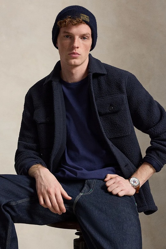 Polo Ralph Lauren t-shirt bawełniany 710B23304 granatowy