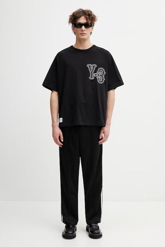 Y-3 EL5 GFX SS TEE t-shirt bawełniany męski KQ9307 czarny