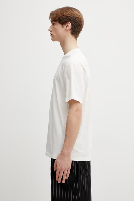 Y-3 t-shirt bawełniany VER SS TEE KQ9749 beżowy SS26