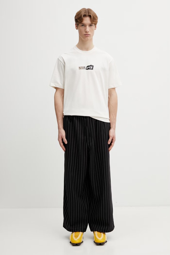 Y-3 t-shirt bawełniany VER SS TEE KQ9749 beżowy