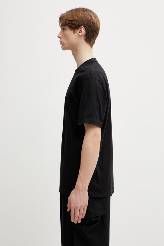 Y-3 t-shirt bawełniany VER SS TEE KQ9750 czarny SS26