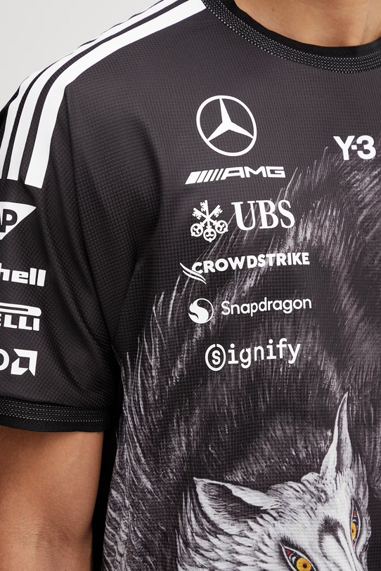 Y-3 x F1 DRVR SS JRS t-shirt męski KQ9844 czarny