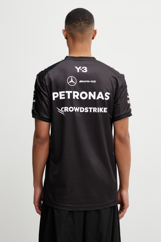 Odzież Y-3 x F1 DRVR SS JRS T-shirt męski KT2226 czarny