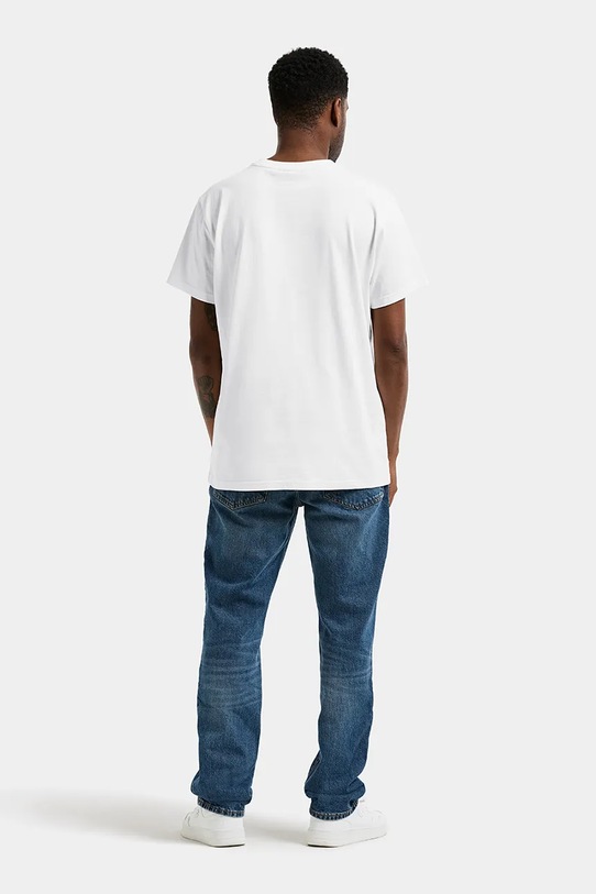 Odzież Didriksons t-shirt męski bawełniany HOLGER 506158 biały