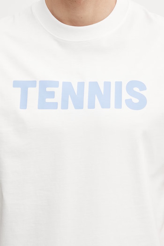 Lacoste T-shirt bawełniany męski biały TH1578